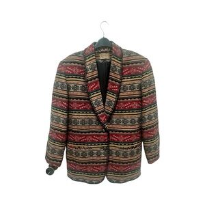 Knockabouts by Pendleton Vintage Woman Southwestern Aztec Blazer Sz 10